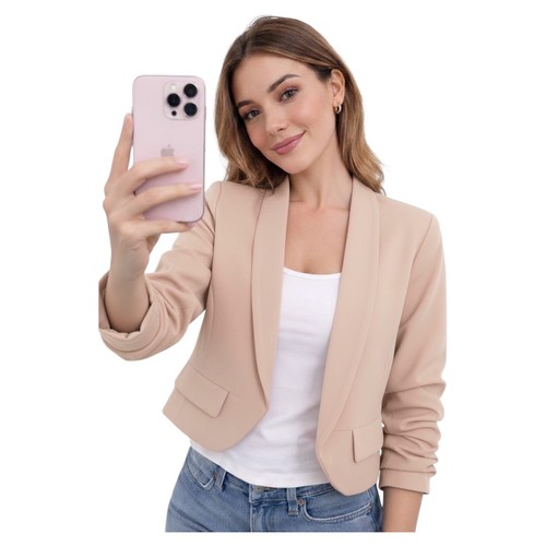 Womens ruched sleeve - womens,