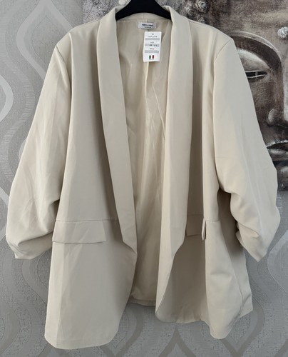 Stone beige ruched sleeve edge - sleeve,