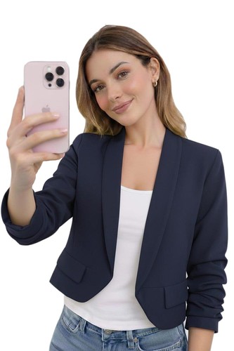 Womens ruched sleeve fully - ruched,