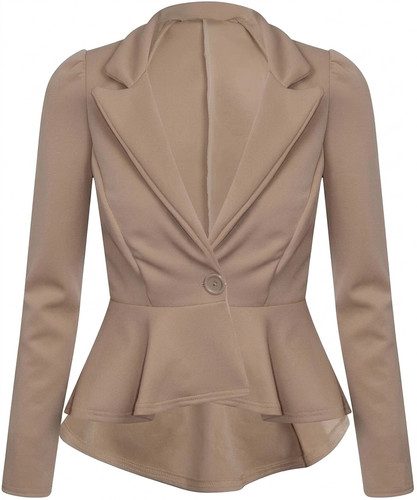 Women ladies stretch peplum - ladies,