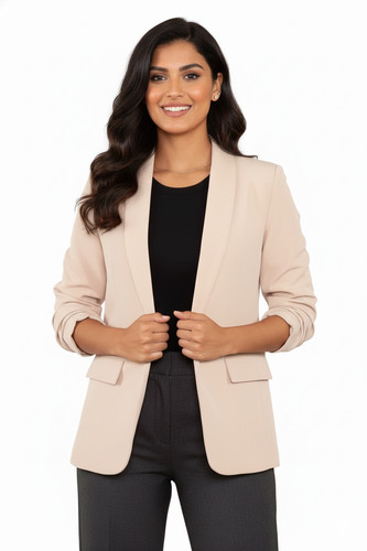 Women ruched sleeve fully - women,