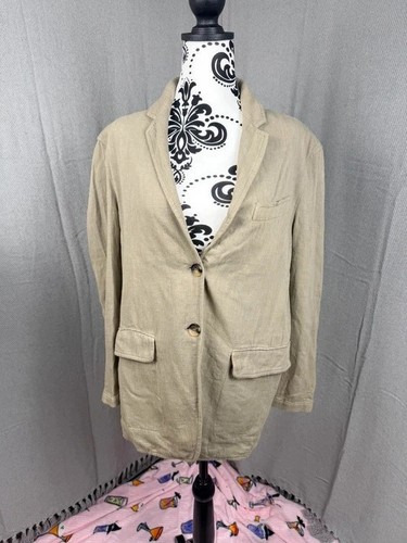 Zara linen blend blazer - zara,